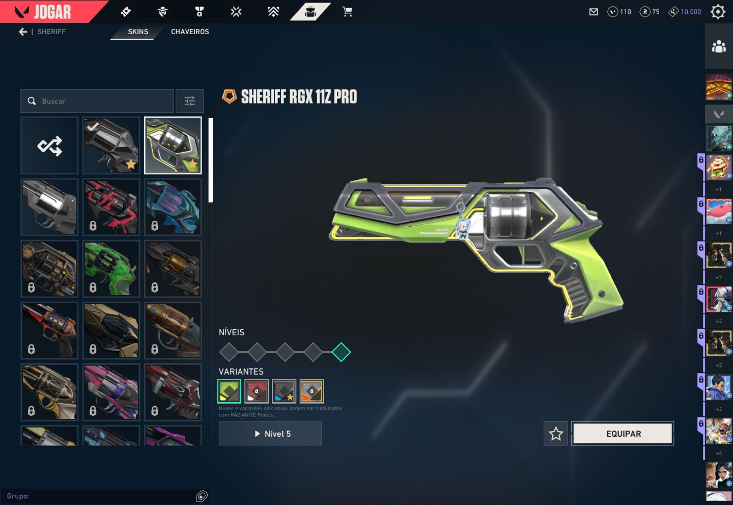 Conta Valorant | 8 Skins | Oni Phantom | 2 Vandals | 2 Sheriffs | Xerøfang