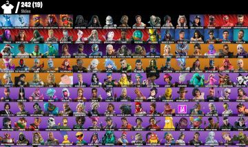 Conta fortnite completa 239 skins