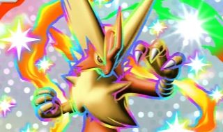 SHINY MEGA BLAZIKEN EX PULSING AURA