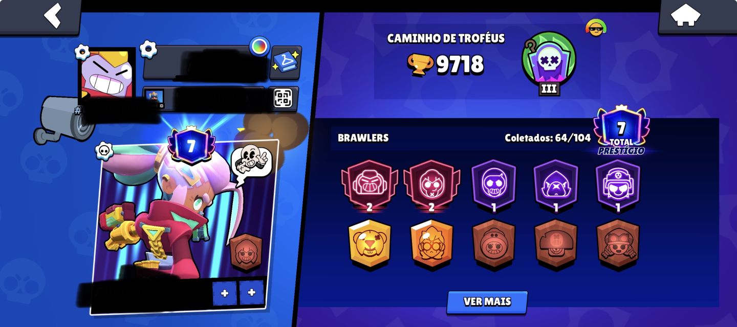 Conta de brawl stars