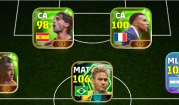 Conta de eFootball com Novo Neymar 108