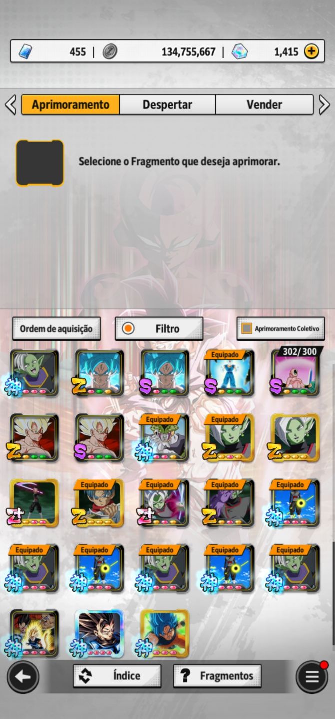 Future top , acesso id bandai