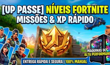 [UP PASSE] Upar Níveis no Fortnite / Desafios Semanais / Entrega Rápida