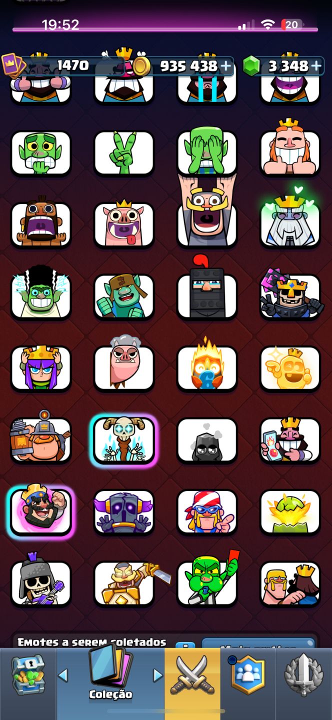 Conta de Clash royale rara e upada