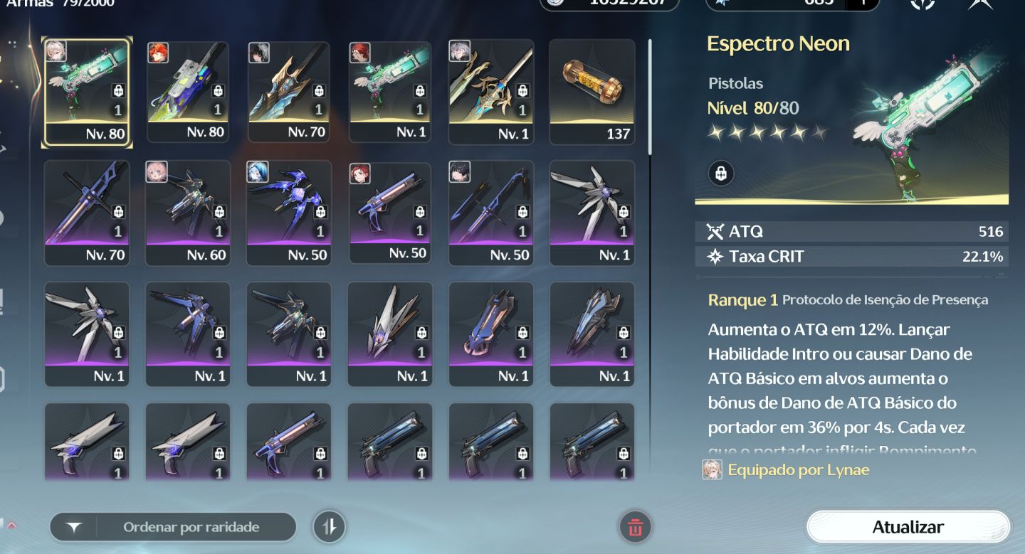 Conta wuthering lvl 53