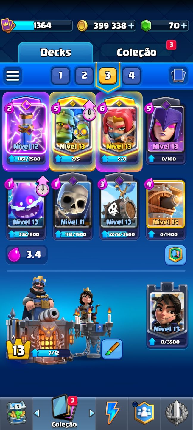 CONTA 10K TROFÉUS [TODAS AS CARTAS] CLASH ROYALE