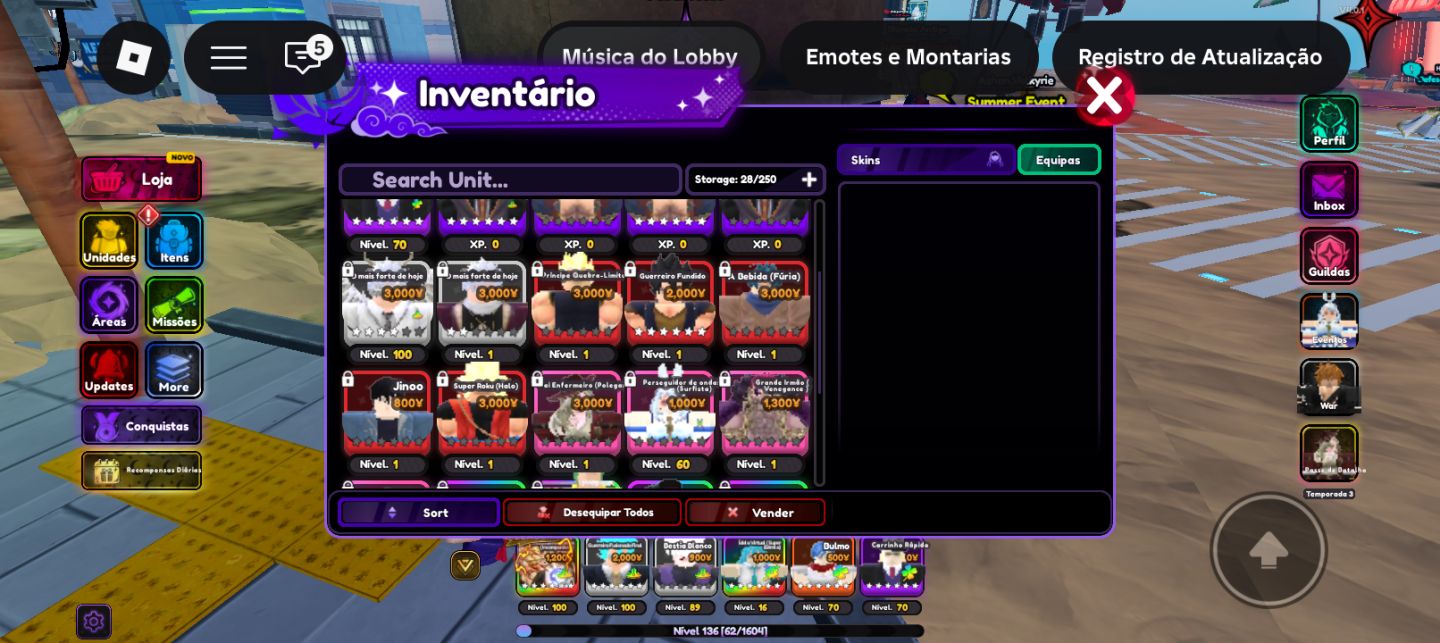 Conta de anime universal super upada
