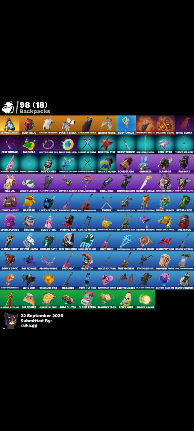 Conta Fortnite full acesso! De minha criação! Com várias skins tryhards