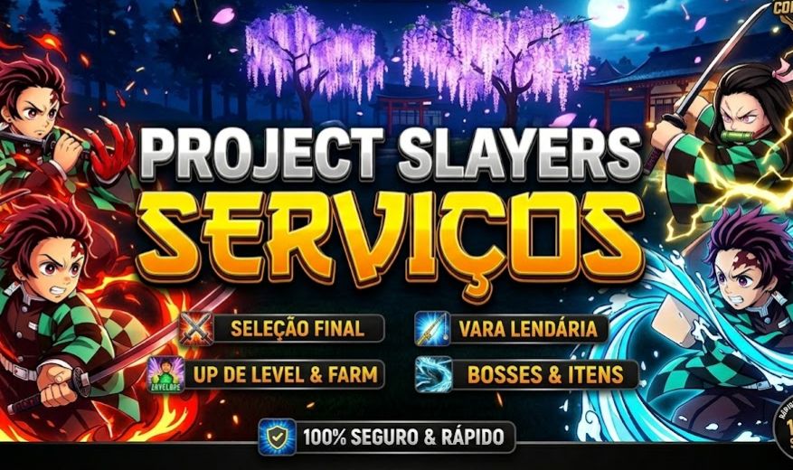 PROJECT SLAYERS 2 | SERVIÇOS GERAIS, FARM, RESPIRAÇÕES, ITENS,ETC | 100% SEGURO