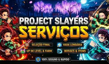 PROJECT SLAYERS 2 | SERVIÇOS GERAIS, FARM, RESPIRAÇÕES, ITENS,ETC | 100% SEGURO