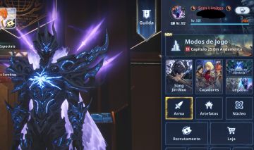 Conta de Solo Leveling: Arise. Pra sair rápido.
