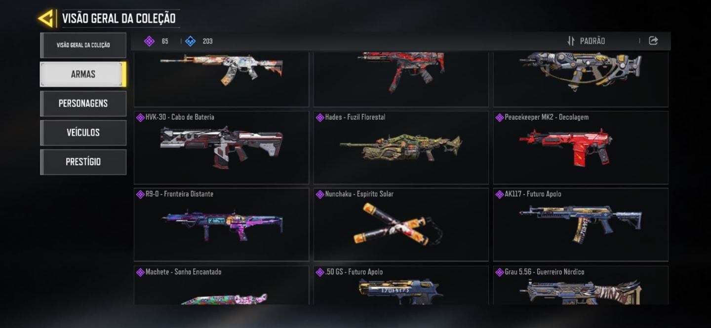 CONTA CALL OF DUTTY ANTIGA COM VARIOS PASSES E ARMAS,EMOJIS E MUITO MAIS