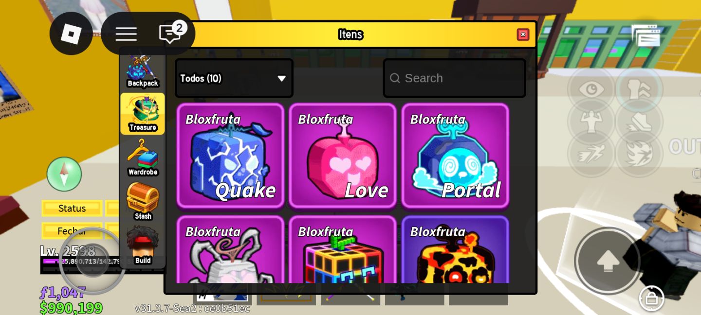 CONTA BLOX FRUITS LVL 2598 + SHARK V4 FULL + MINK V4 FULL + CDK + TTK + GODHUMAN