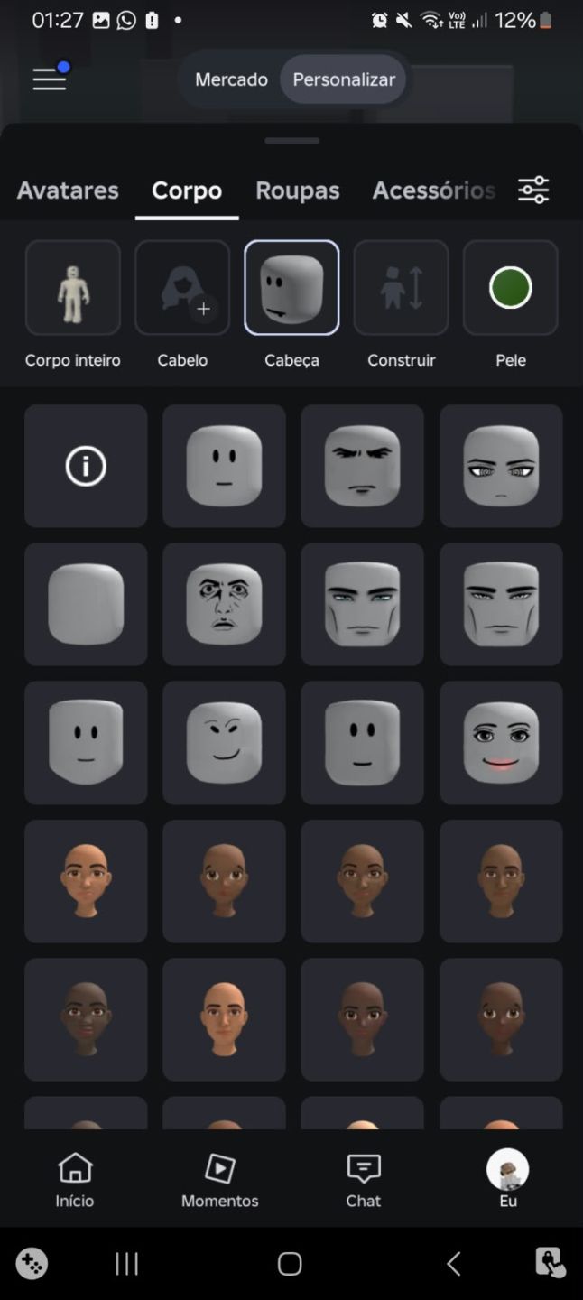 Conta roblox