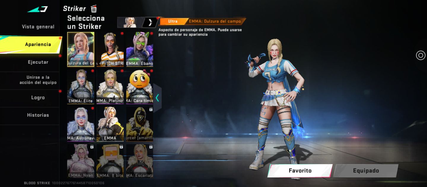 Conta de Blood striker Skin alondra