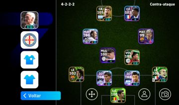 CONTAS BRABRAS DEMAIS DE EFOOTBALL!!! NEYMAR SHOW TIME 106 + MESSI BIG TIME 110