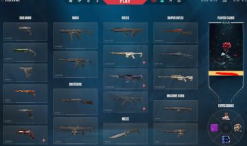 Conta valorant imortal com várias skins