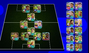 CONTA EFOOTBALL MOBILE ELENCO FORTE + FORÇA COLETIVA 3212
