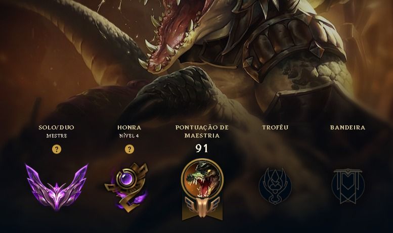 Conta Mestre - 13 Pdl - 57% Win Rate.