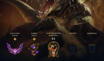Conta Mestre - 13 Pdl - 57% Win Rate.