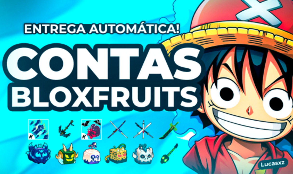 [ COMPRE 1 LEVE 2 ] CONTAS DE BLOX FRUITS (ROBLOX) BLOXFRUIT SÓ HOJE!!