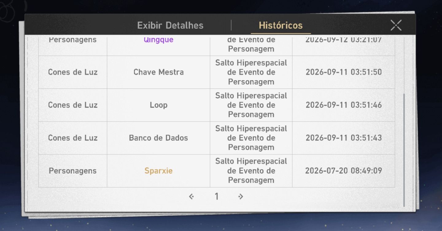 Archer E6S1, Sparkle E0S1, Rin, Gilgamesh, Sparxie, Yao Guang - Negociável