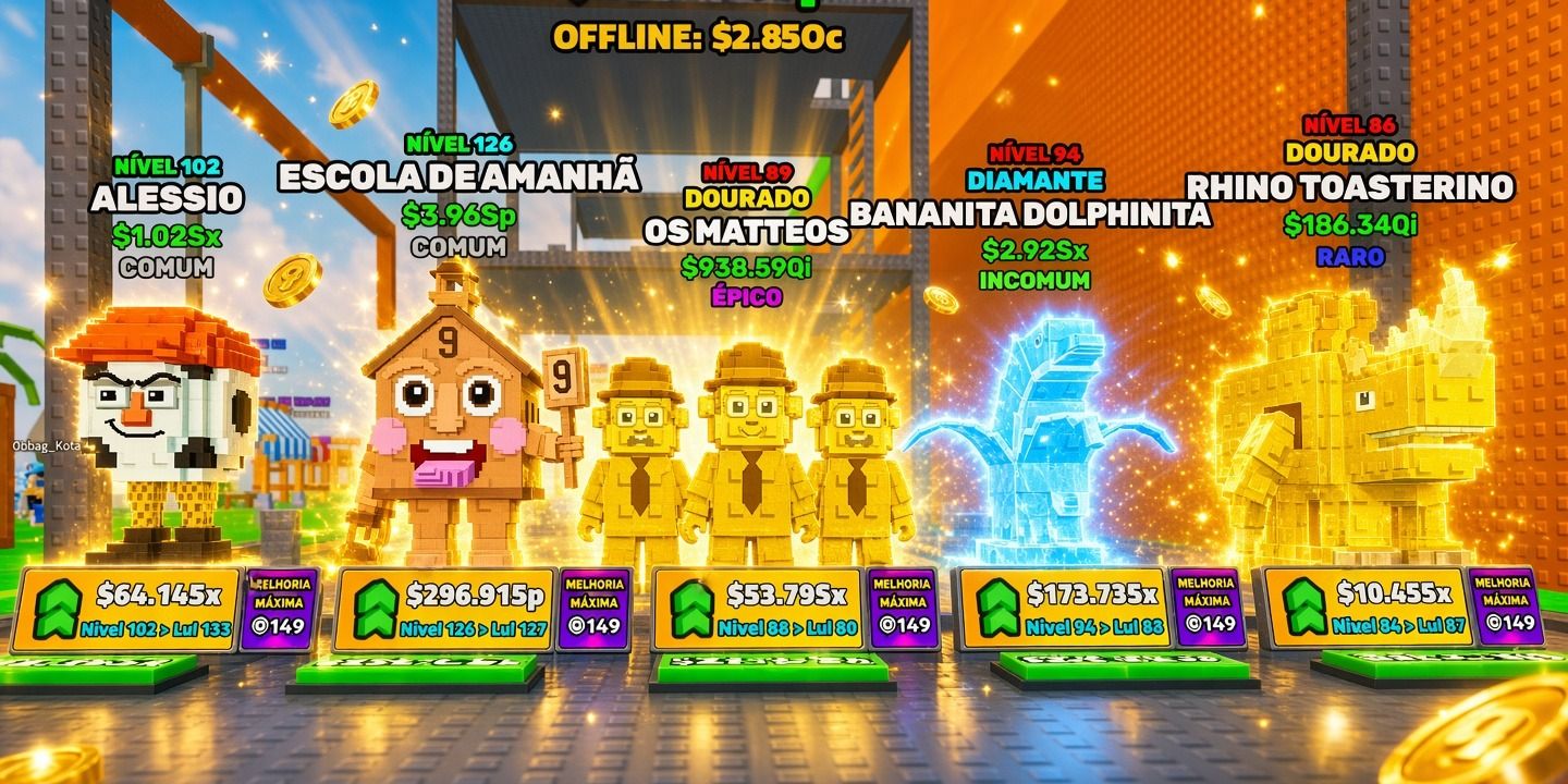 Vendece conta de Swing Obby para Brainrots! Nova