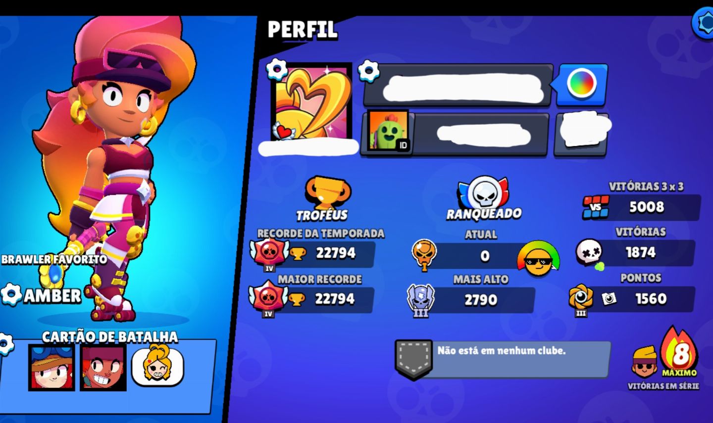 Conta antiga Brawl Stars com skins raras e colabs!!