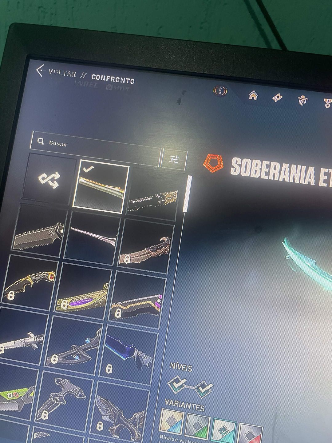 CONTA VALORANT COM SKIN ARCANE