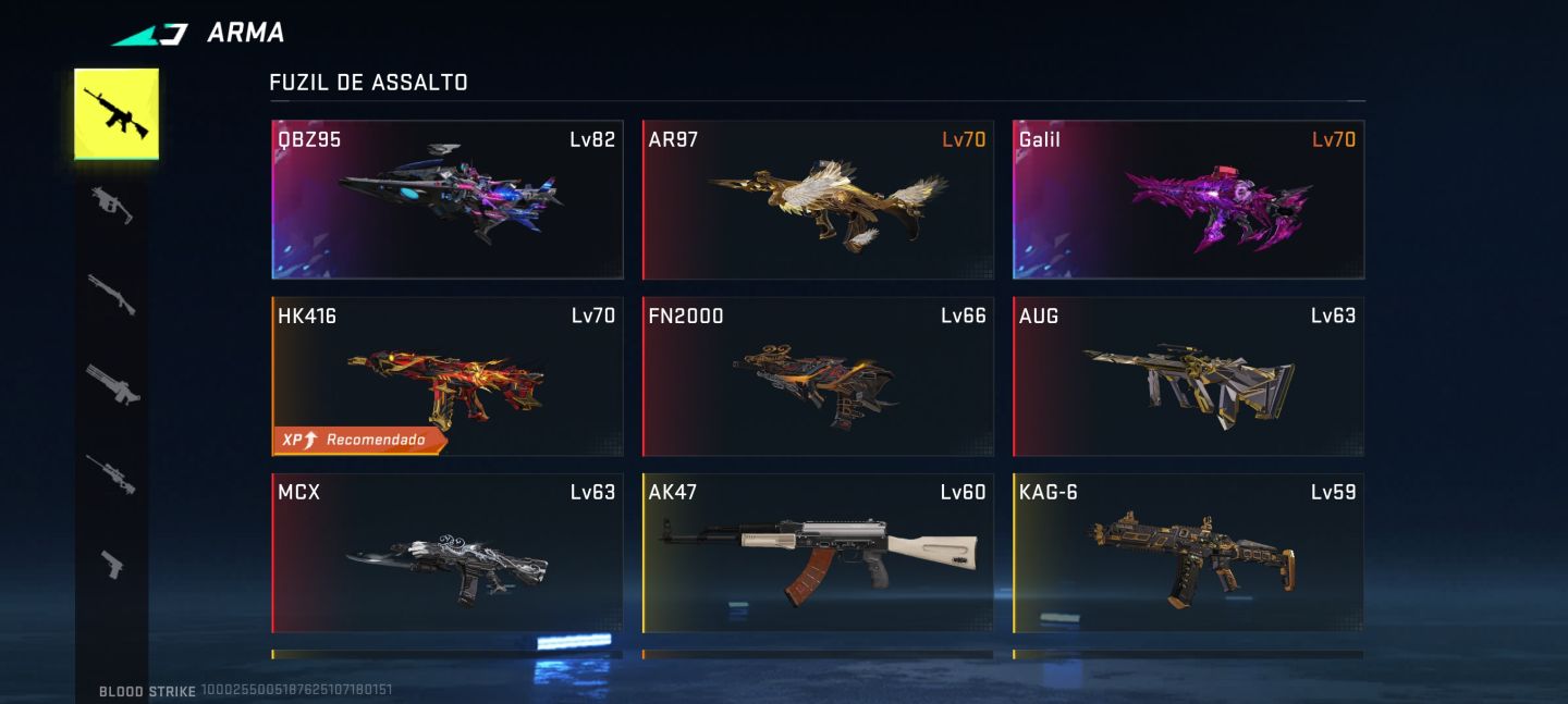 CONTA BLOOD STRIKE/ 3 SKINS EVO / SKIN ETERNAS E ULTRA