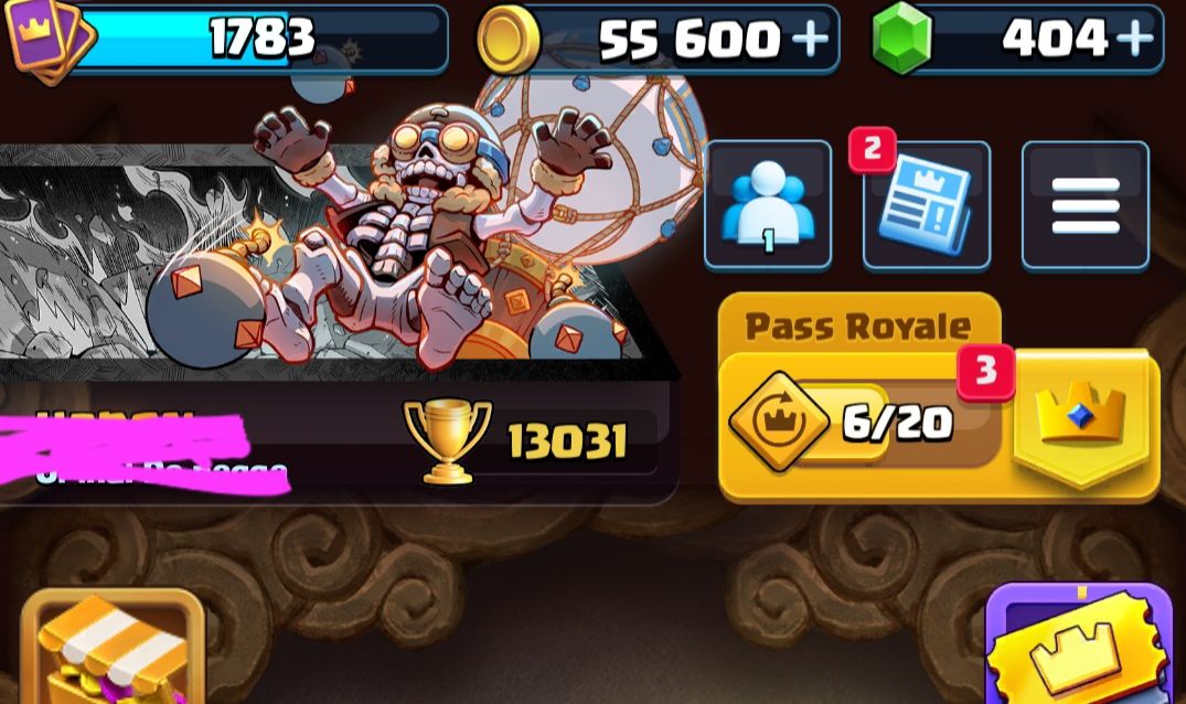 Conta clash com 13k troféus 24 evos e 7 heróis