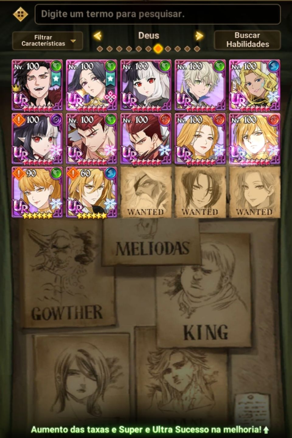 CONTA 7DS Box forte, sem vinculo.
