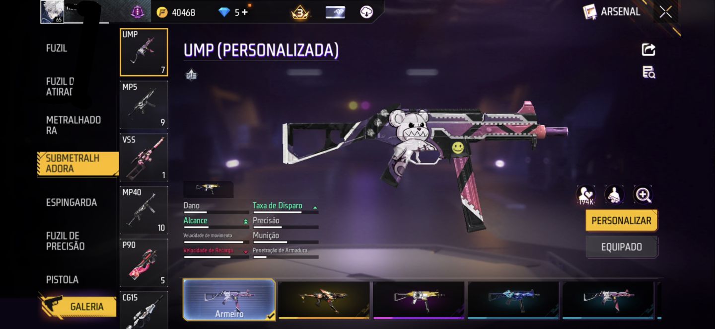 CONTA BRABA FREE FIRE, ANGELICAL ROXA + COELHÃO+MASCARA STEIKE E MUITO MAIS