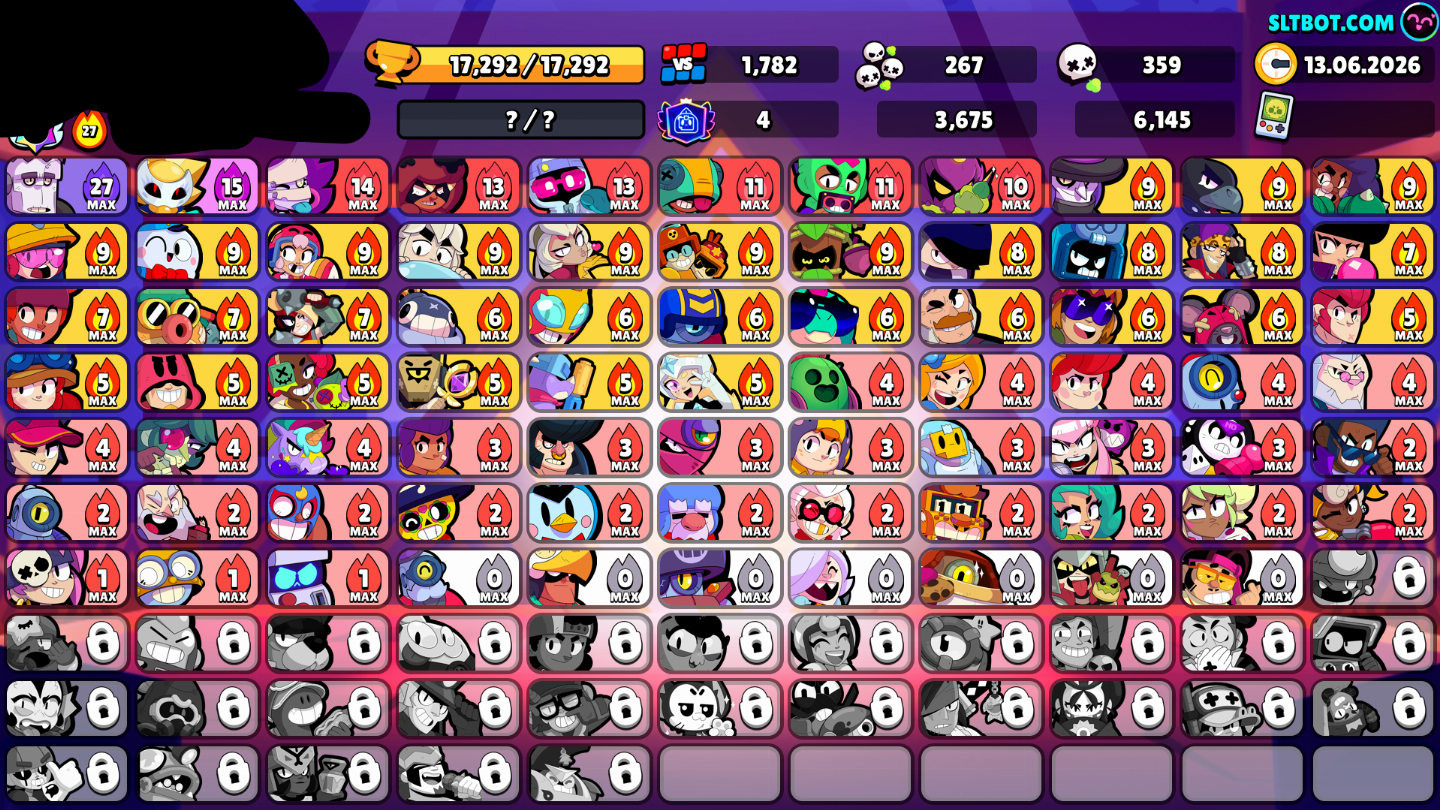 [40 HIPERCARGAS!] 174 SKINS + 76 BRAWLERS + 36.821 BLINGS - BRAWL STARS + BARATO