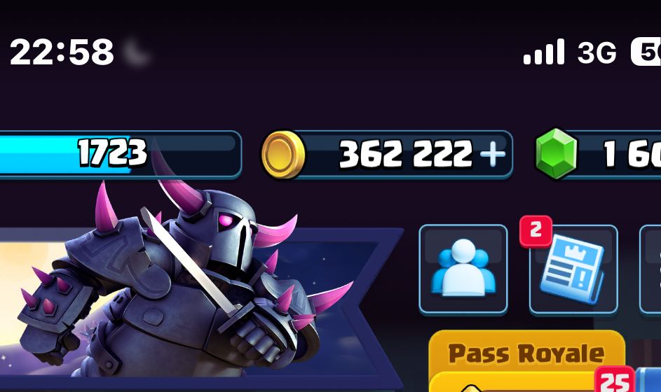 CONTA DE CLASH ROYALE 10 anos de conta.