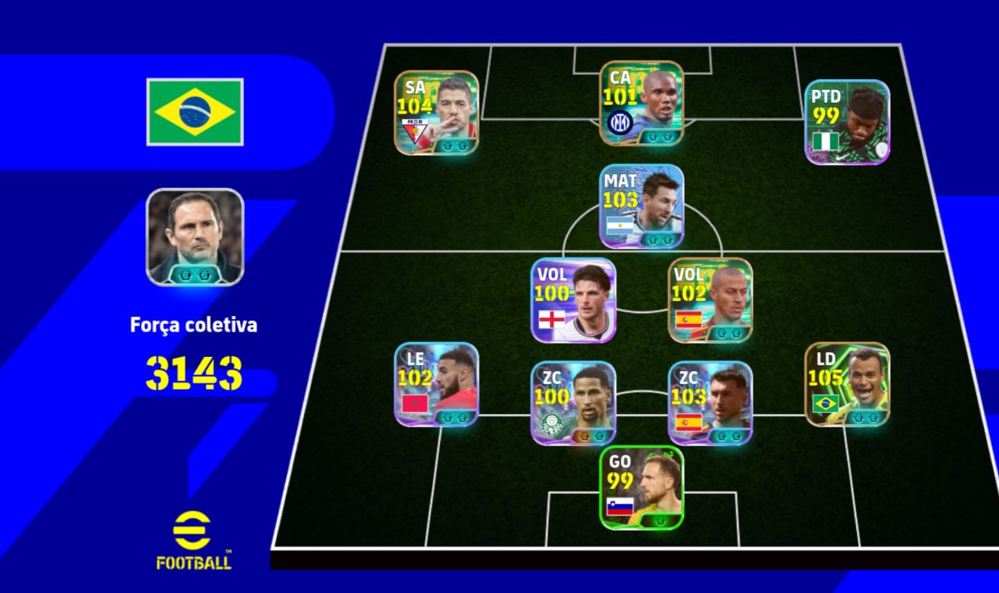 MELHOR CONTA PARA INICIAR NO EFOOTBAL