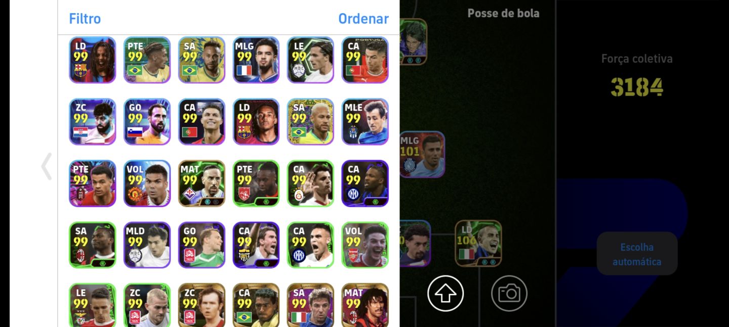 CONTA EFOOTBALL RARA MOBILE À VENDA NA GGMAX BARCELONA FC FORÇA COLETIVA 3187
