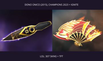 CONTA RIOT 2015 | VALORANT (LEQUE IGNITE + CHAMPIONS 23) + LOL 225 SKINS + TFT