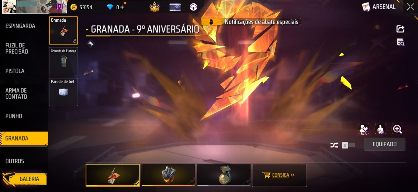 CONTA FREE FIRE COM CONJUNTO LEGADO FRAGMENTADO | CUBO MÁGICO | MOCHILA ESPECIAL