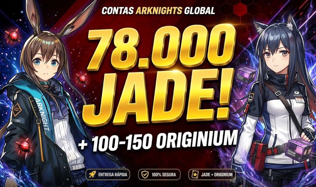 CONTAS ARKNIGHTS 40.000 a 100.000 Jade Sintética
