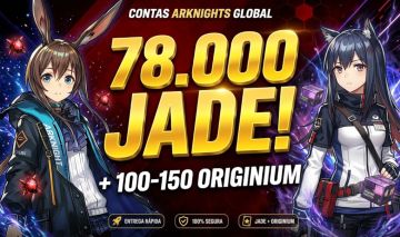 CONTAS ARKNIGHTS 40.000 a 100.000 Jade Sintética