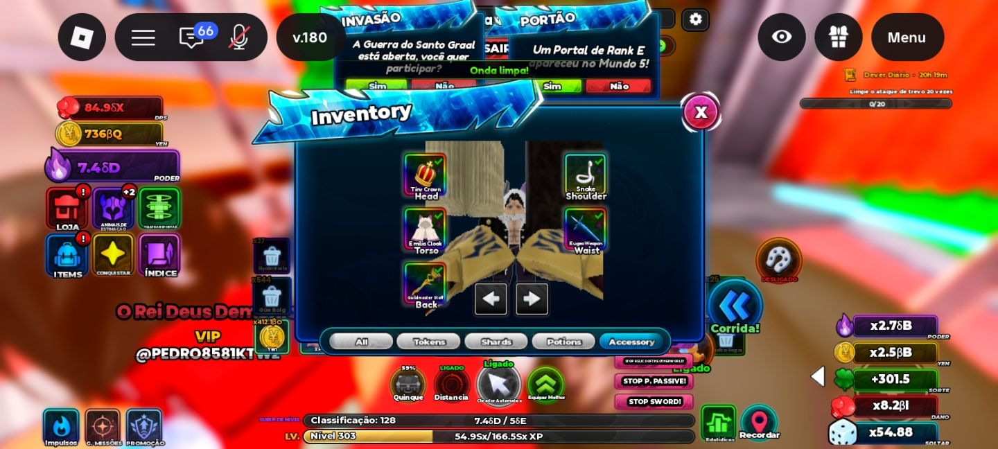 SERVIÇOS & FARM ANIME ASTRAL SIMULATOR