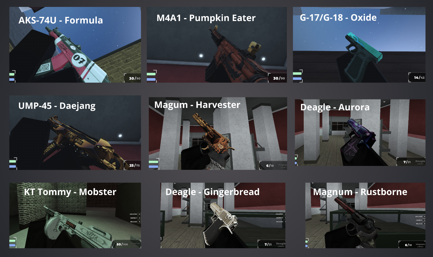 Criminality - Skins para armas!!!!