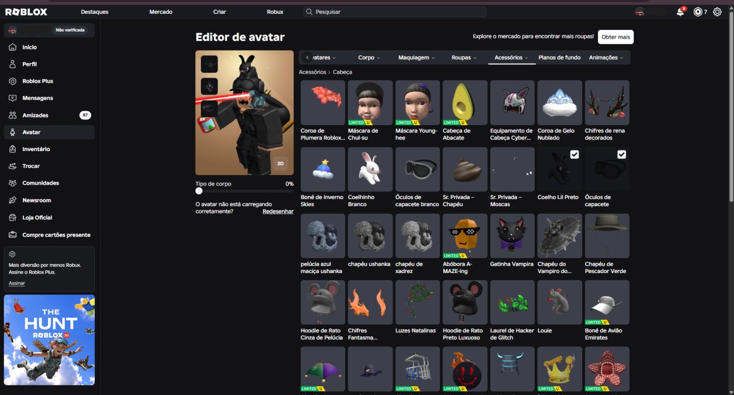 Conta Roblox | Criada em 2017 | 15K+ Robux gastos