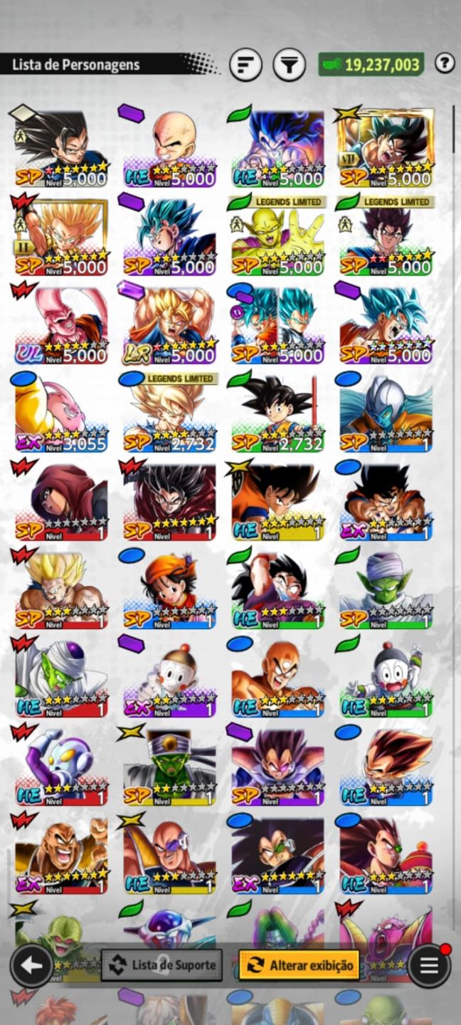 Conta dragon ball legends Full acesso boa pra começar com o competitivo