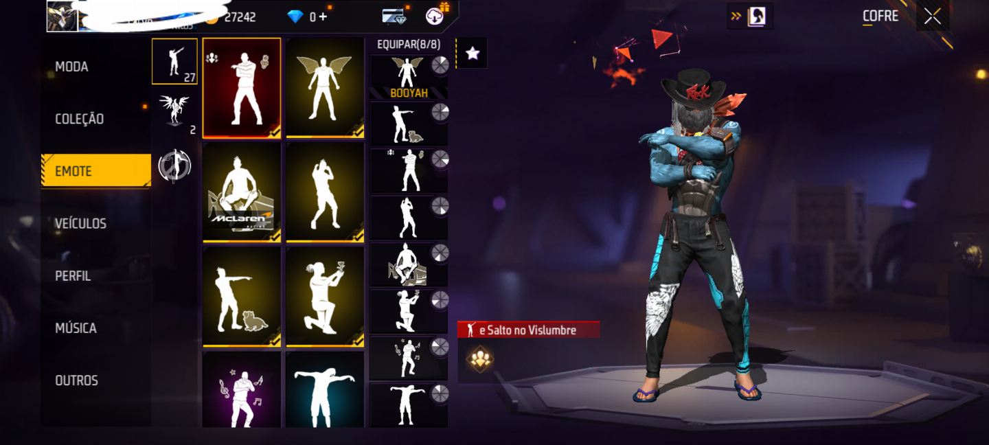 Conta Free Fire rara