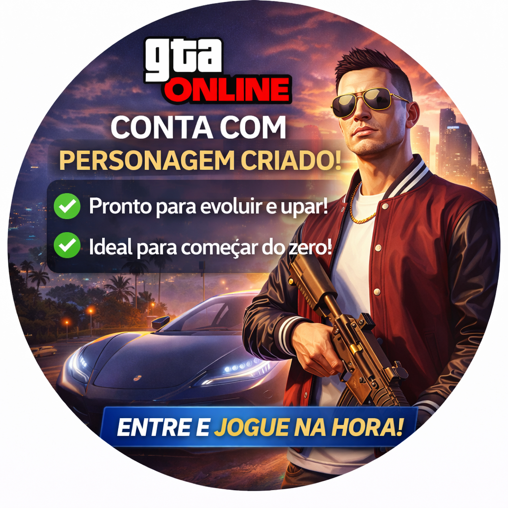 CONTA GTA ONLINE SOMENTE COM PERSONAGEM Xbox one ou séries s