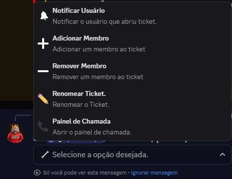 SOURCE BOT DE TICKET COMPLETO - SISTEMAS ÓTIMOS E AVANÇADOS [ENTREGA RÁPIDA]