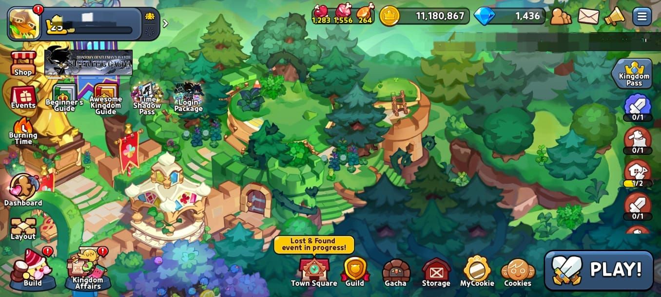 Conta cookie run, serve Dark cacao, iniciante, bastante coisa para explorar