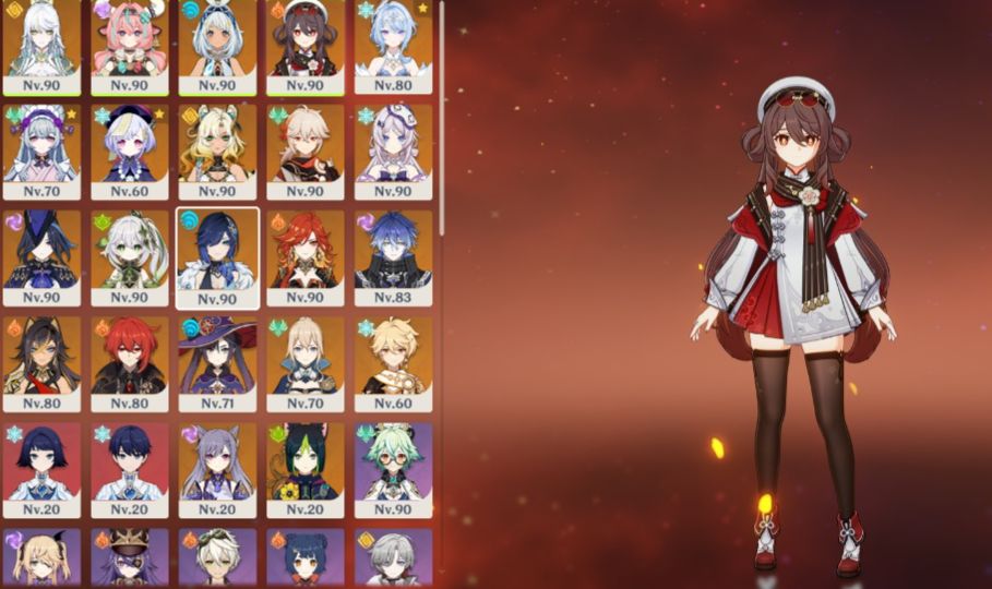 Citlali + skin| yelan + skin | hutao + skin e outros t5